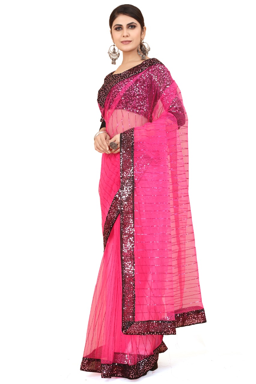 Vanshaft Woven Cotton Saree For With Blouse 